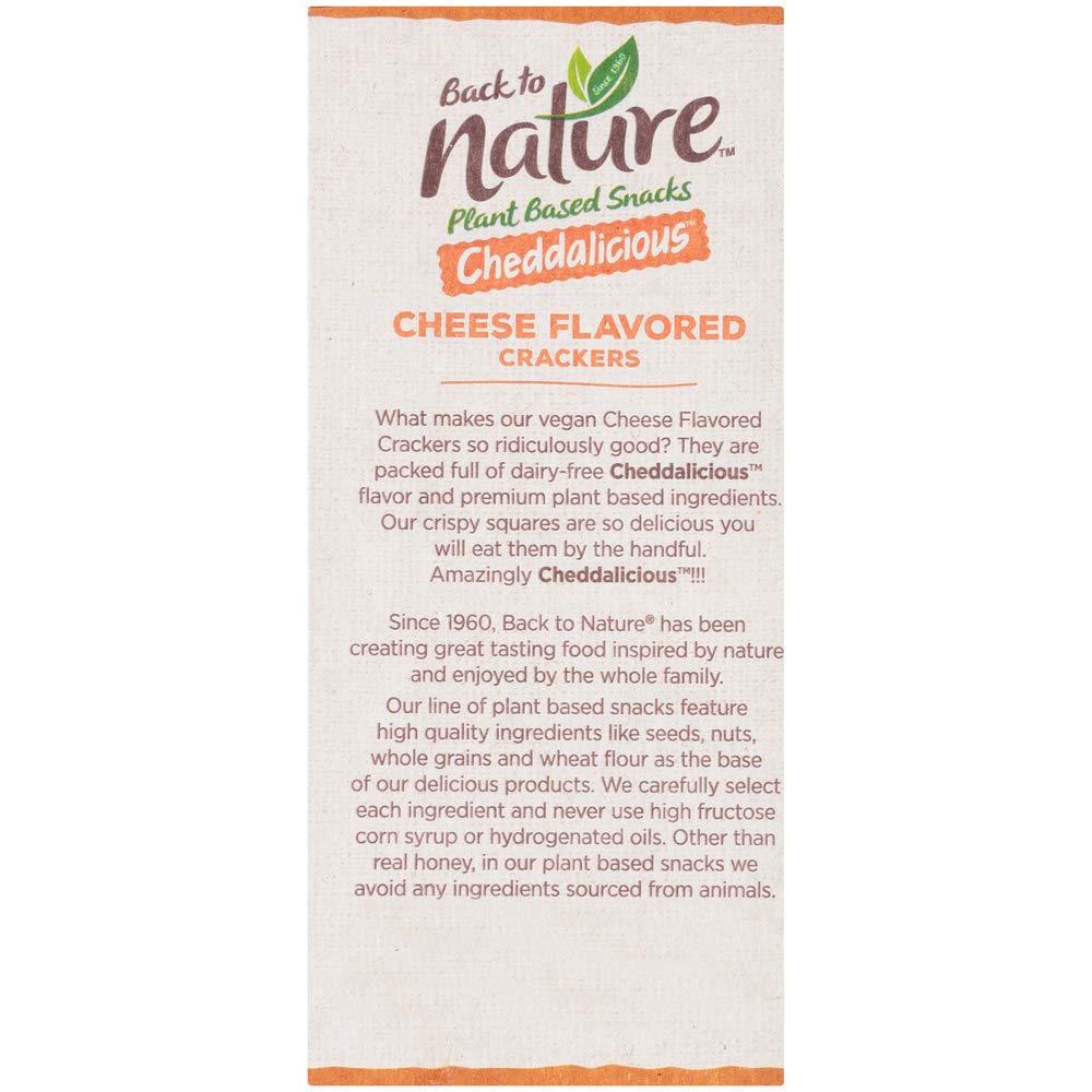 Back To Nature Crackers Non Gmo Cheddalicious 1 Ounce Grab 6 Count Packaging May Vary Amazon Com Grocery Gourmet Food Back To Nature Crackers Non Gmo Cheddalicious 1 Ounce Grab 6 Count Packaging May Vary Amazon Com Grocery Gourmet Food