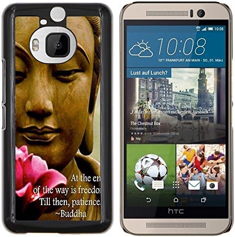 God Garden - FOR HTC One M9+ / M9 PLUS - Buddha - Case Cover Protection Design Ultra Slim Snap on Hard Plastic