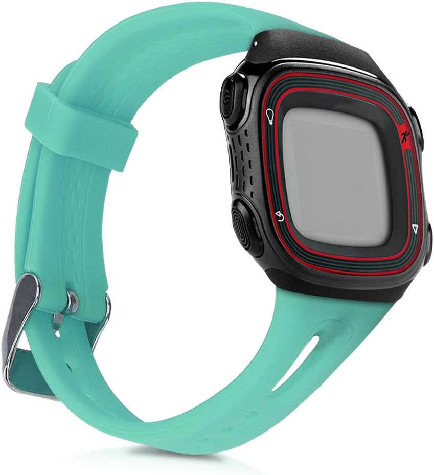 kwmobile Pulsera Compatible con Garmin Forerunner 10/15 - Brazalete de Silicona en Menta sin Fitness Tracker