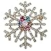 Christmas Brooch Pin Set Women - Pack of 6pcs Cute Crystal Diamond Enamel Christmas Jewelry Gift Including Red Crystal Reindeer White Reindeer Candy Cane Christmas Tree Wreath Snowflake Pins Set