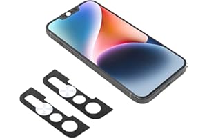 EYSOFT Phone Front Camera Cover,Webcam Cover Compatible for iPhone 14,iPhone 14 Plus,iPhone 13,iPhone 13 Mini,iPhone 13 Pro,iPhone 13 Pro Max,Protect Privacy and Security,Not Affect Face ID, 2 Pack-Silver
