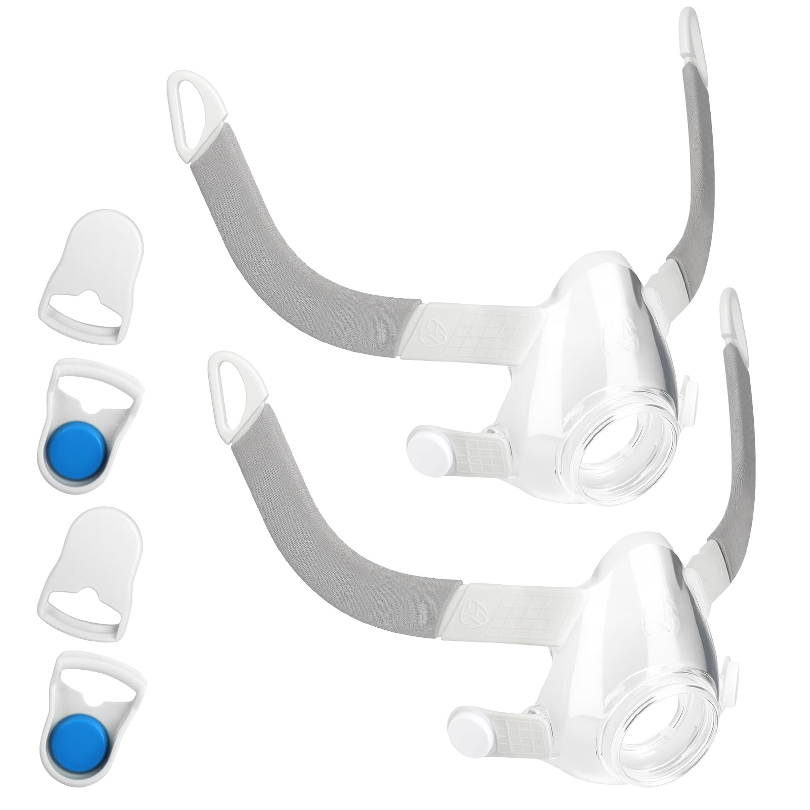 Photo 1 of 2-Pack F20 Frame for AirFit F20 Full-Face Mask - Includes 2 Frame, 4 Clips - Snug Fit, Comfortable Design - Compatible with AirFit F20