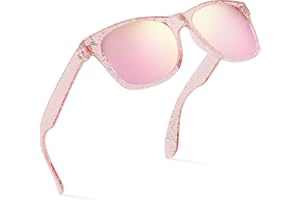 Retro Rewind Kids Sunglasses for Boys Girls Age 3-12 - Shatterproof UV400 Toddler Children Sun Glasses