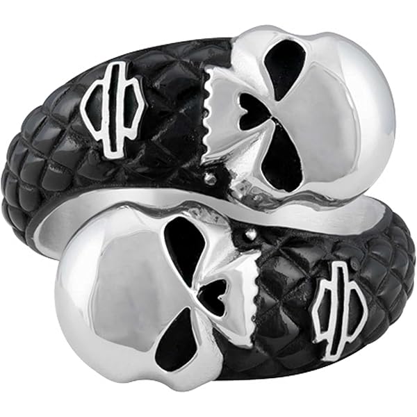 Harley-Davidson Men's Multiple Willie G Skull Signet Ring Harley-Davidson Men's Multiple Willie G Skull Signet Ring