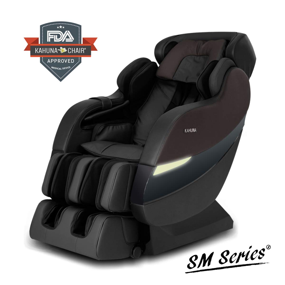 Top Performance Kahuna Superior Massage Chair with SL-Track 6 Rollers - SM-7300S (Dark Brown)