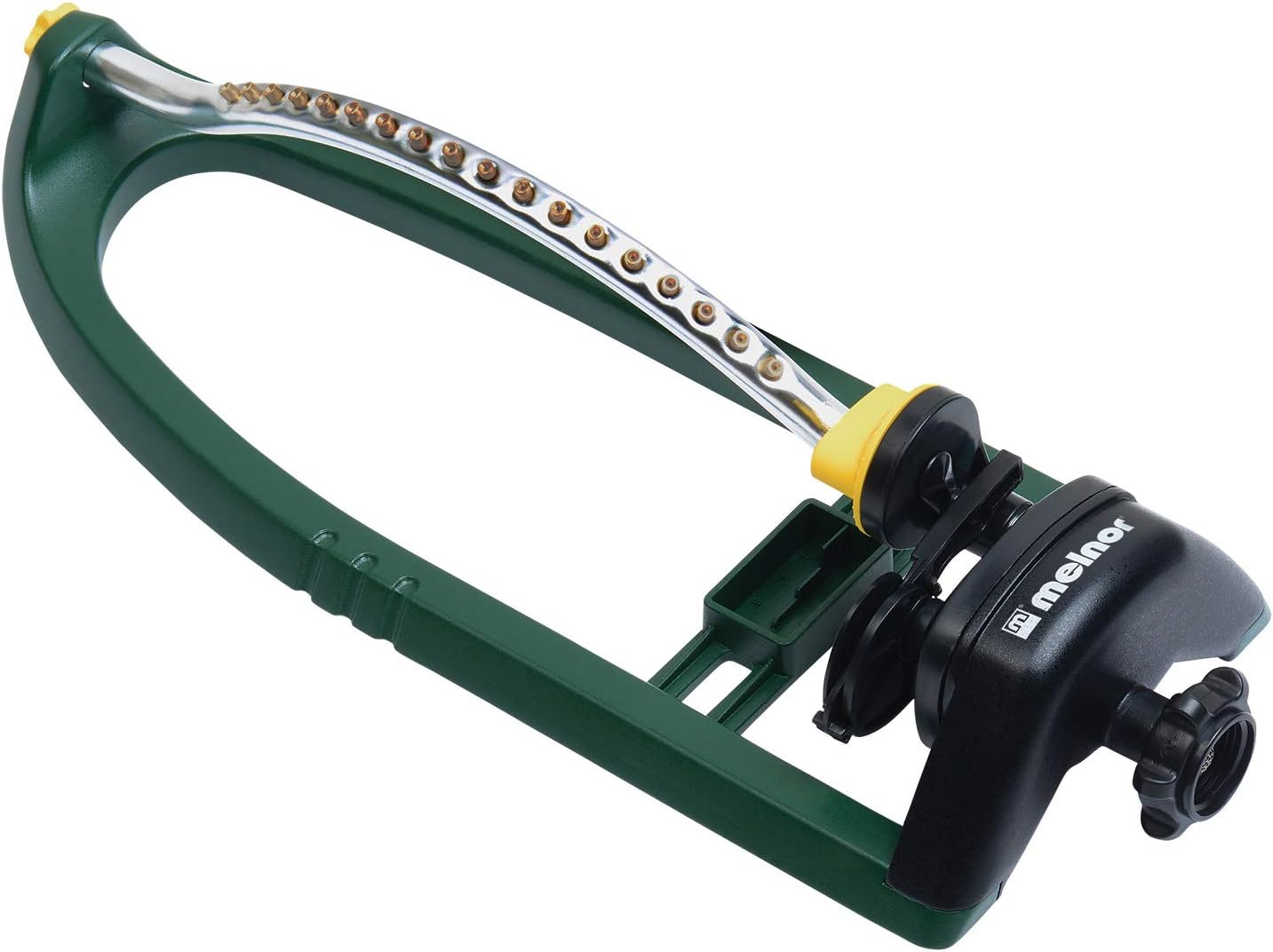 Melnor 65048-AMZ Oscillating Sprinkler with Brass Nozzles and QuickConnect Product Adapter Set, 3, 400 sq. ft,  Bundle : Garden & Outdoor