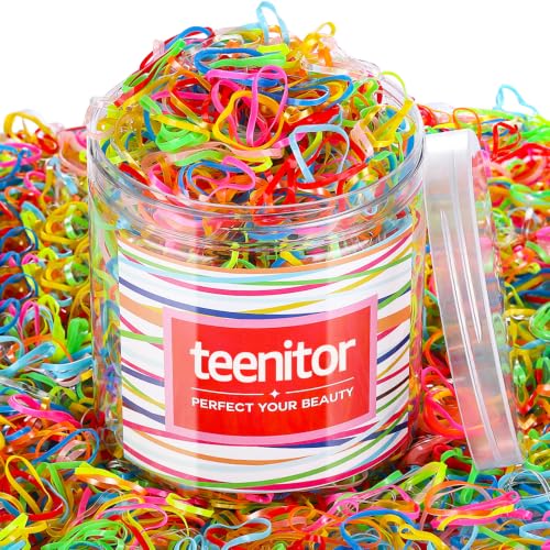 Teenitor Hair Ties 2000pcs Multi Color