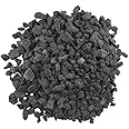Medium Lava Rocks 10 Pounds by American Fire Glass- Volcanic Fire Pit Lava Rocks for Indoor Log Fireplace, BBQ, Grill, Gas, A