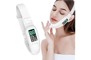 Double Chin Machine, V Face Beauty Device for Woman 8 Modes and 15 Intensity Levels Electric Double Chin Device, Smart Double