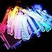 Battery Operated Water Bubble Stick LED Christmas String Lights – Multi Color String Light, 2 Work Modes Battery Box, 7.3ft Length 20 Cubes for Christmas, Holiday, Party, Event Decorative Lighting