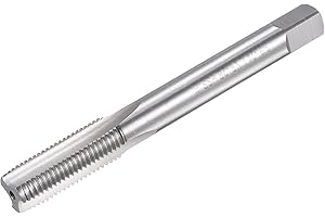 uxcell Thread Milling Threading Tap 3/8"-24 UNF, Left Hand Machine HSS (High Speed Steel) 6542 Uncoated 3 Straight Flutes 2B 