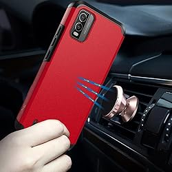TJS Compatible with Nokia C210 Case, with Tempered