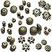 Antique Bronze Spacer Beads for Jewelry Making Small Brass Metal Beads & Bead Assortments for Bracelet Necklace Earring Making Brass Bead Spacers for Jewelry Making Brass Shapes for Crafts 500pcs