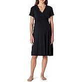 Amazon Essentials Women's Soft Modal Nursing Maternity Sleepwear Nightgown