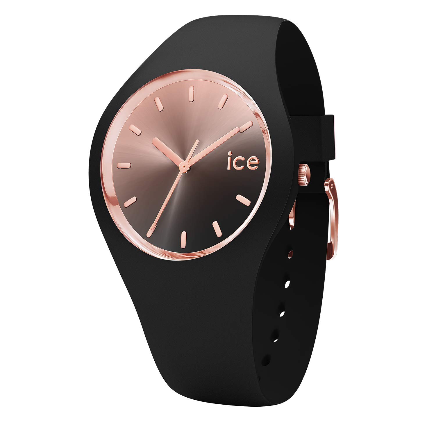 ICE-WATCH - ICE sunset Black - Women's wristwatch with silicon strap - 015748 (Medium)