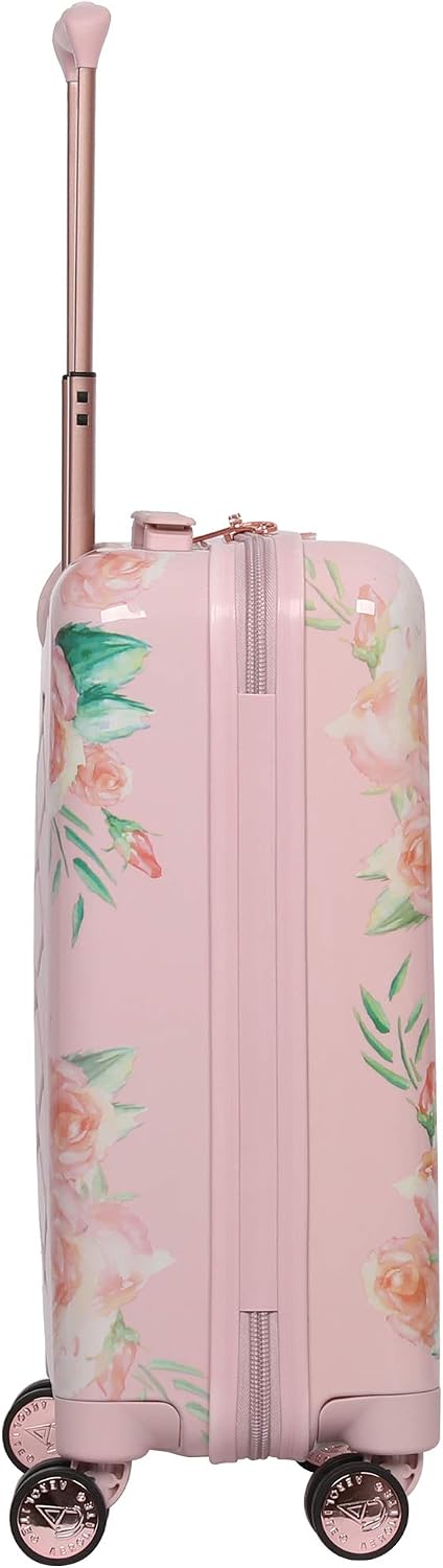 4 Wheel Hold Luggage Bag Case Floral 