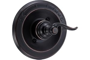 LOWCUS Pressure-Balancing Valve Trim Replacement for D 14 Series, Oil Rubbed Bronze