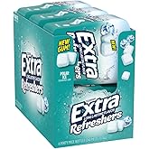 EXTRA REFRESHERS Polar Ice Chewing Gum, 40 Pieces (Pack of 6) | Extra gum bulk pack with Polar Ice mint gum; packs of gum for fresh breath on the go, 40 pieces, pack of 6