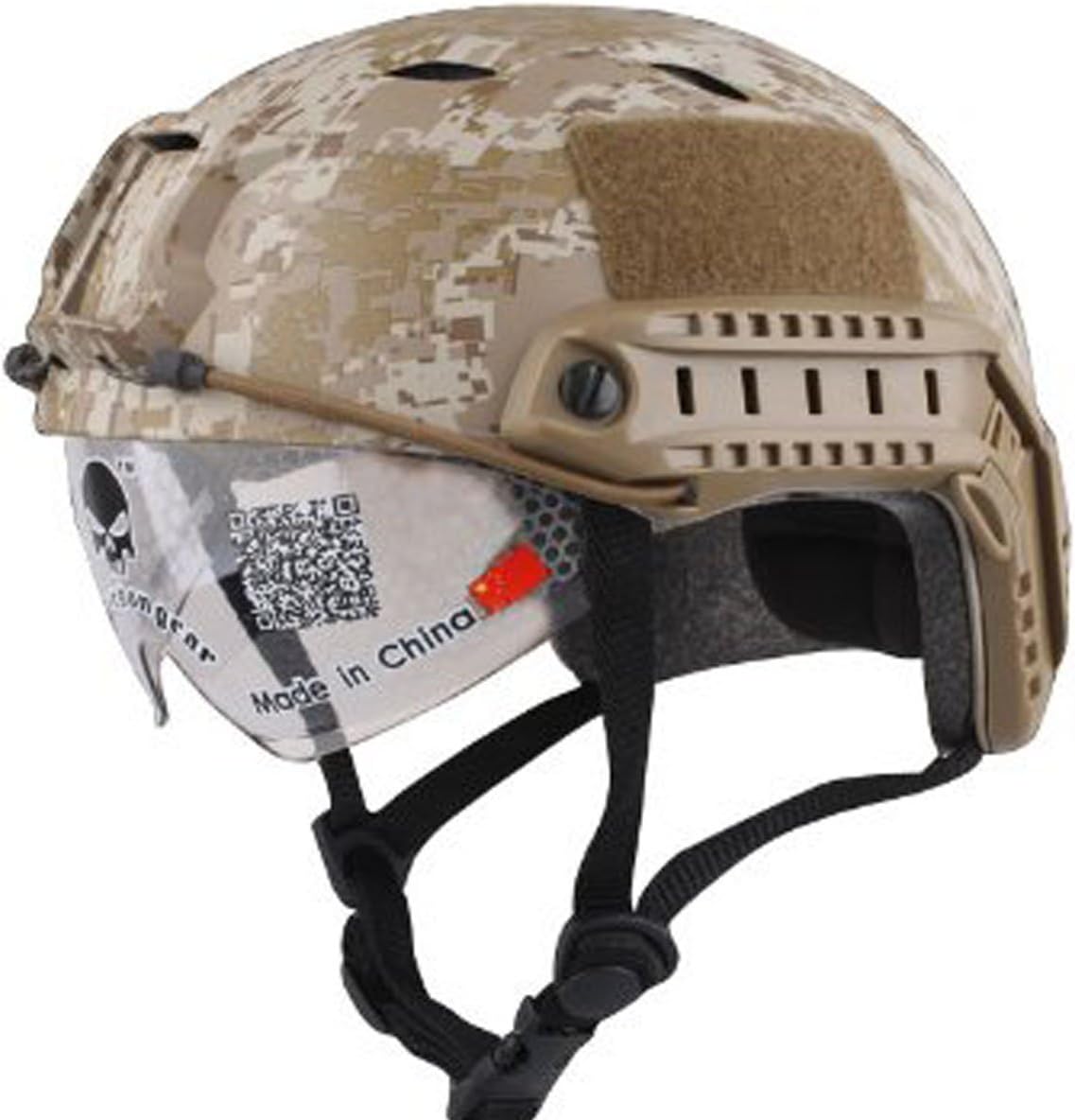 HawksTech PaintballHelm Army Tactical Series, Schutzhelm mit