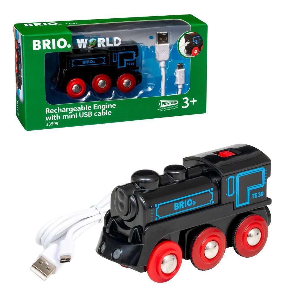 Photo 1 of BRIO World - 33599 Rechargeable Engine | Battery-Powered Toy Train for Kids Aged 3+