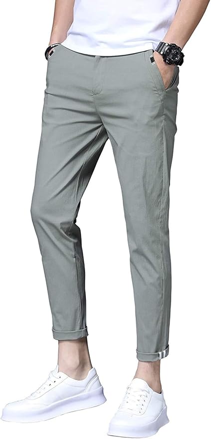 cropped chino pants mens