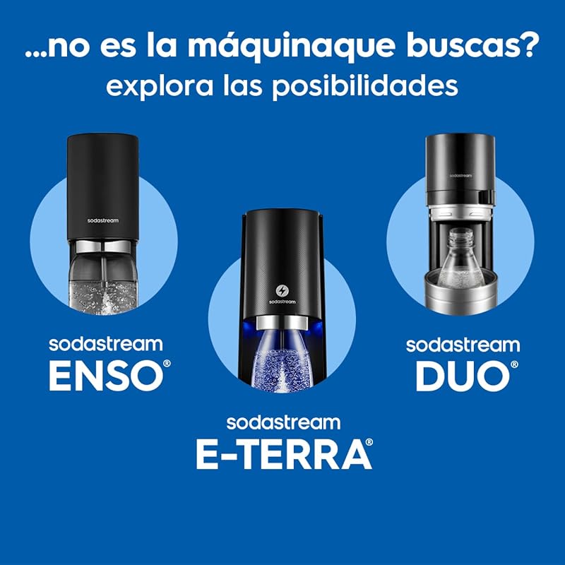 Art – Máquina para hacer agua con gas y bebidas favoritas, negro