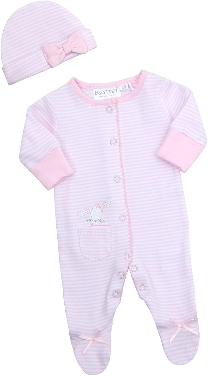tiny baby girl sleepsuits