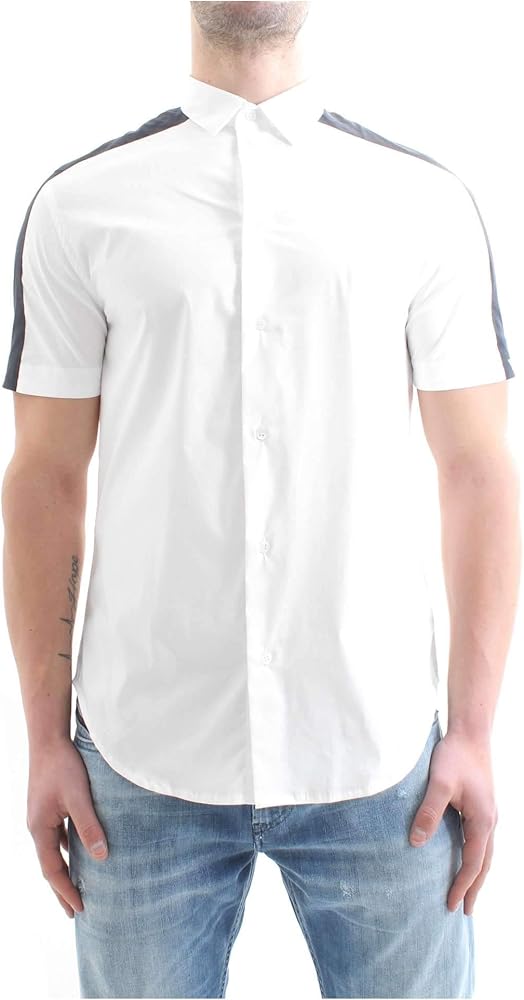 camisa blanca armani