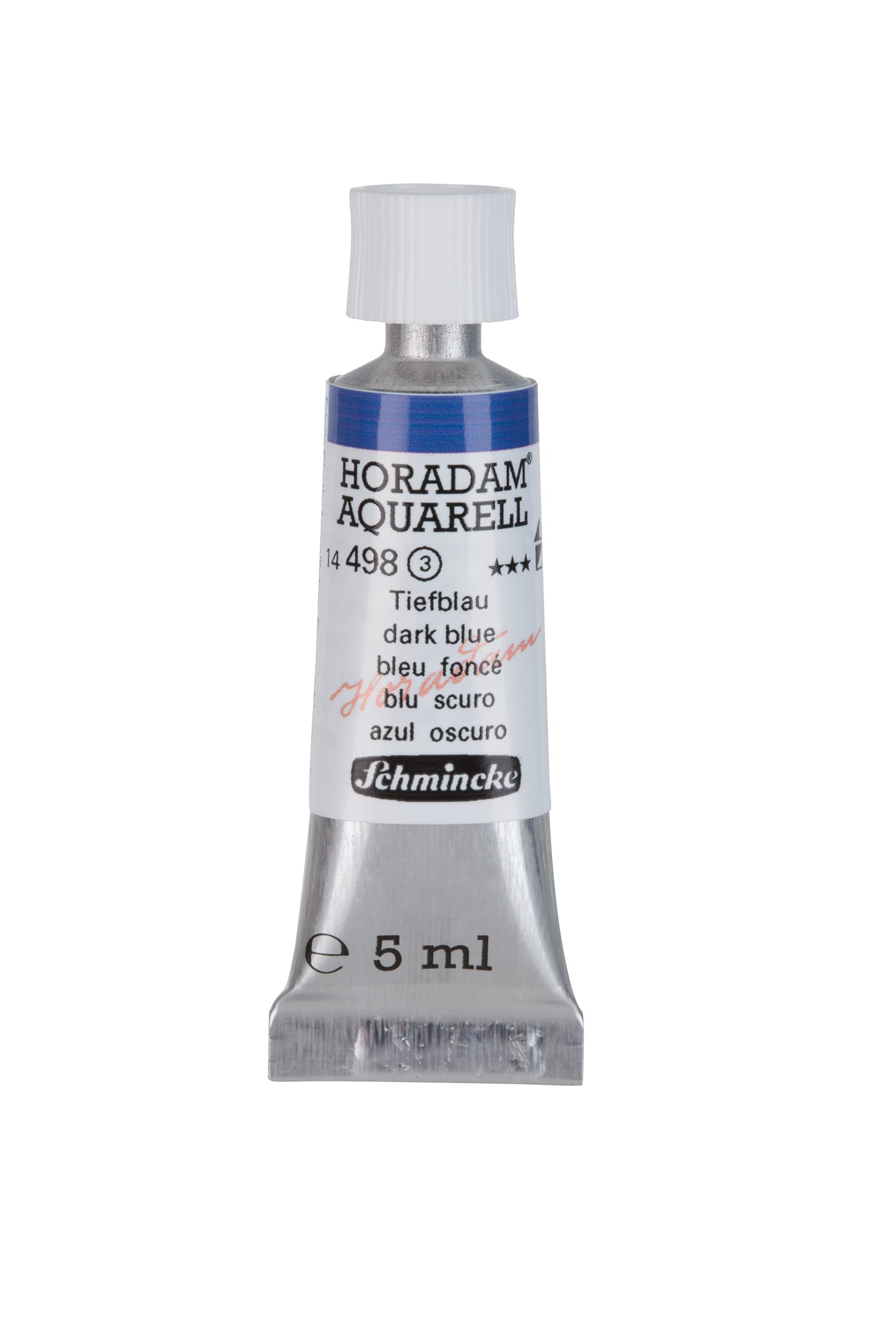 Schmincke - HORADAM® AQUARELL - finest artists' watercolours, dark blue - 5 ml — image 1