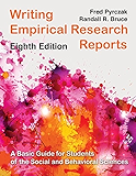 Writing Empirical Research Reports: A Basic Guide for Students of the Social and Behavioral Sciences