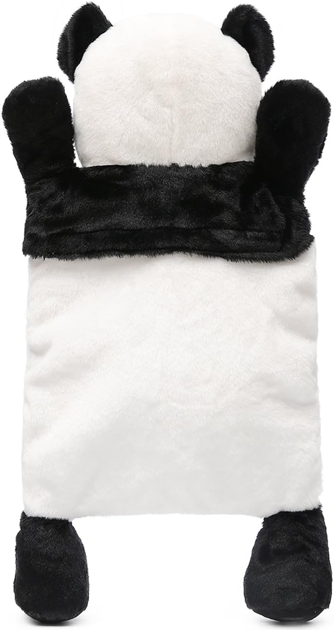 HomeTop Premium Adorable Rubber Hot or Cold Water Bottle with Cute Stuffed Panda Cover 2 Liters (Cute Panda): Health & Personal Care