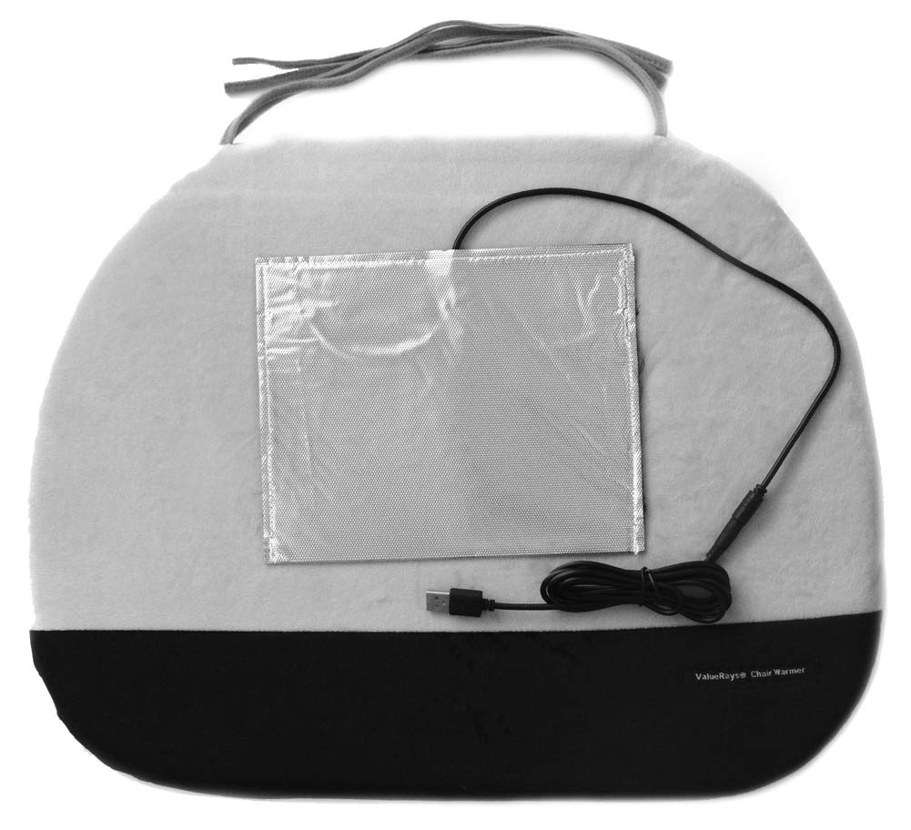 ValueRays® Chair Warmer, USB Heated Warm Chair Pad, Infrared Heat Chair