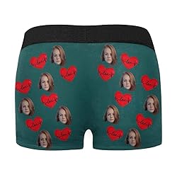 Custom Boxer Briefs, Personalized Funny Face