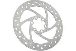 Disc Brake Rotor, Durable Stainless Steel 160mm 6 Bolt, Motorcycle Brake Rotor, Premium Corrosion-Resistant Design for Electr