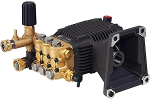 Canpump CF 3647 G: 3600 psi @ 4.7 US gpm Pressure Washer Pump with External Unloader (Easily Replaceable), 1-inch Gas Shaft, Horizontal Replacement Triplex Pump