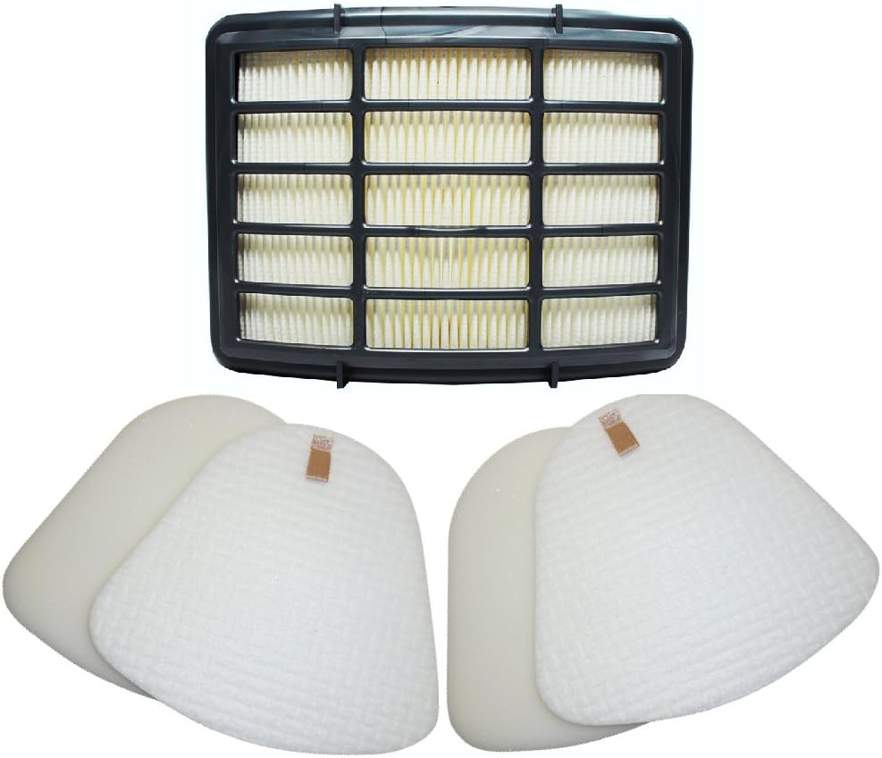 Shark NV350 Filter Bundle HEPA - 2 Pack Kit for Shark Navigator Lift-Away NV350 NV351, NV352, NV355, NV356, NV357 Pre-filter Foam and Felt + 1 Hepa Filter for Shark Part # XFF350 & # XHF350