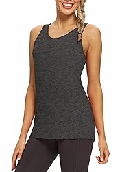 Mippo Athletic Tank Tops for Women Long Workout