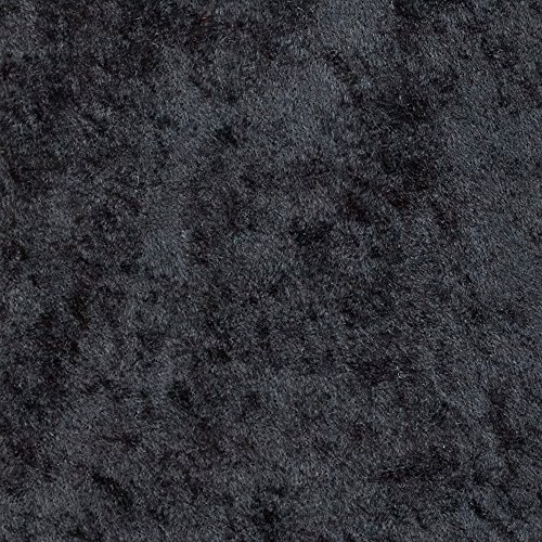 Fabric Merchants Crushed Panne Velour Black
