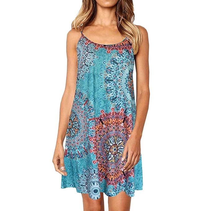 Qualitativ hochwertige und einzigartige Damenbekleidung, lässig einstellbar Damen Bluse Strandrock WUDUBE-Fachgeschäft