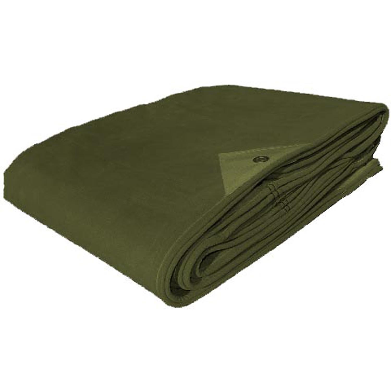Military Outdoor Clothing New Heavy Duty Canvas Tarp 8 x 10Feet