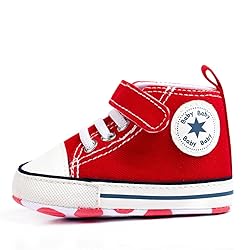 KKIIDDSS Unisex Baby Girls Boys Canvas High-top