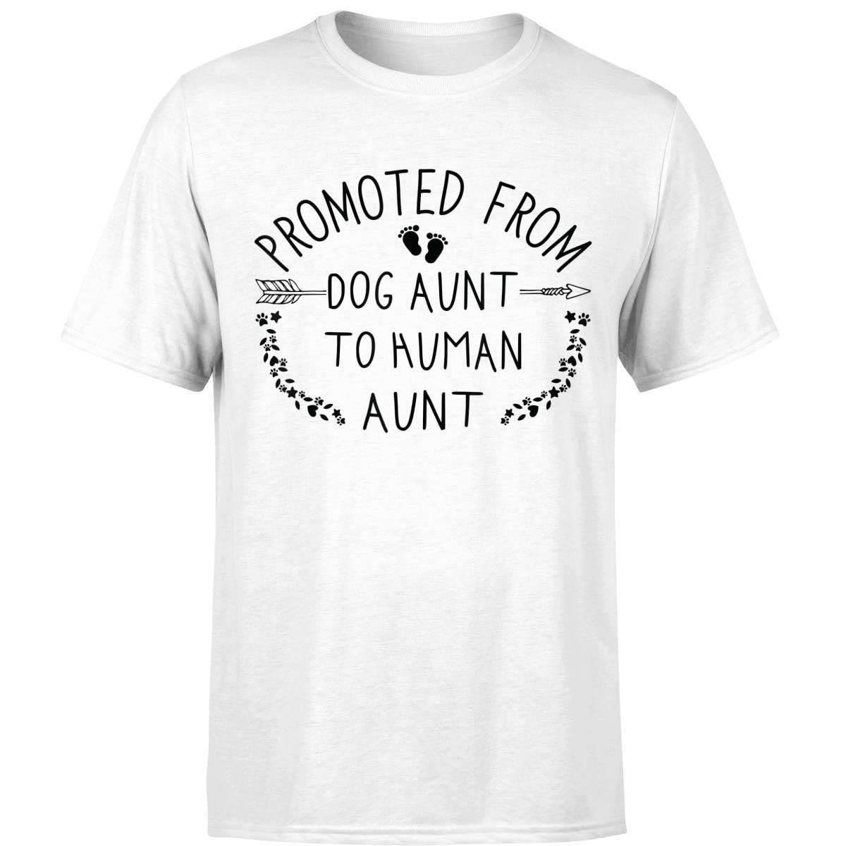 Momlifeliving Promoted From Dog Aunt To Human Aun Baby Reveal Gift T Shirt