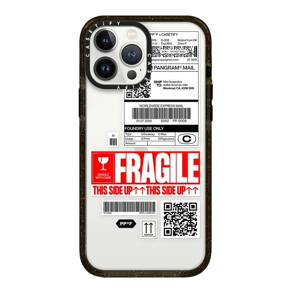 CASETiFY Impact iPhone 13 Pro Max Case [6.6ft Drop Protection] - PP-0008 - Clear Black Image