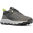 Columbia Men's Hatana Max Outdry Hiking Shoe, Dark Grey/Monument, 14