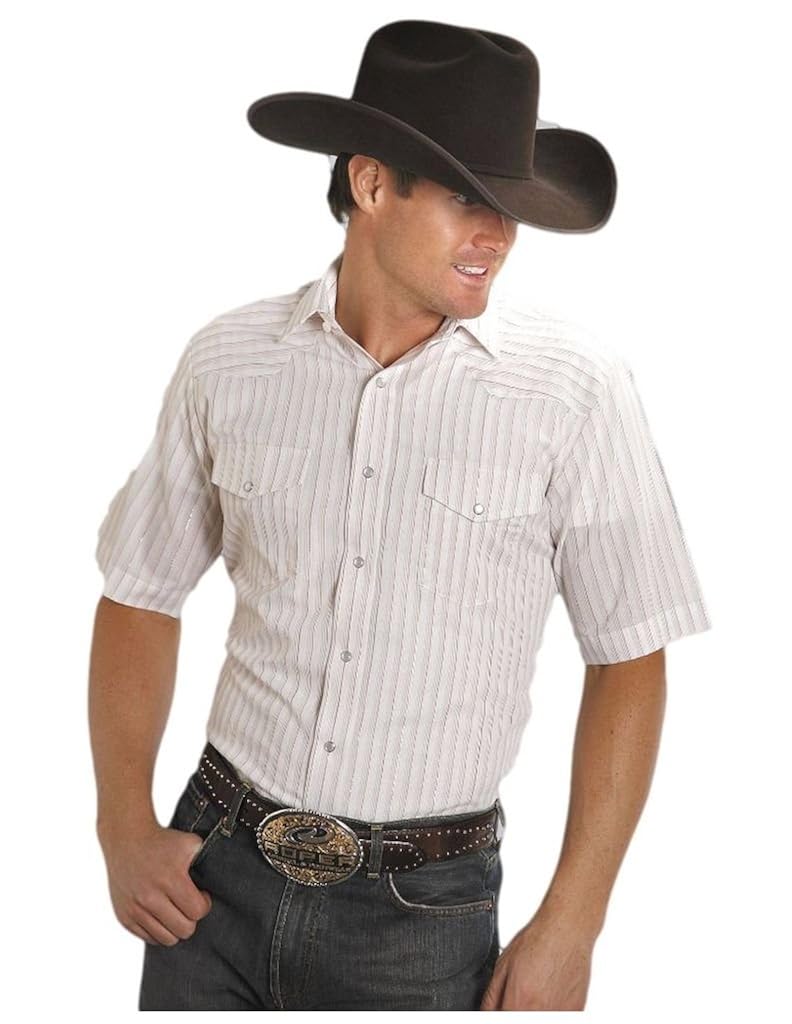 Roper Men's Classic Tone on Western Shirt Extended Sizes