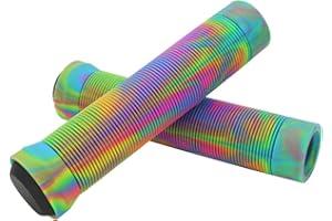 Z-FIRST Bike Handlebar Grips, Rubber Bicycle Grips Soft Cycling Grips Non-Slip Bike Handles Grips for Pro Stunt Scooter Bars and BMX Bikes Bars