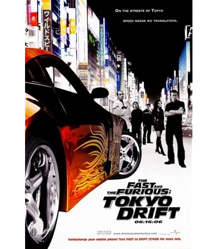 FAST AND FURIOUS MOVIE POSTER 2 Sided ORIGINAL 27x40 VIN DIESEL