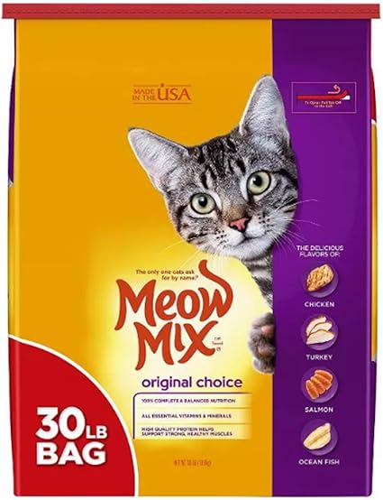 Meow Mix Original Choice Dry Cat Food 30 Pounds Amazon Ca Pet Supplies