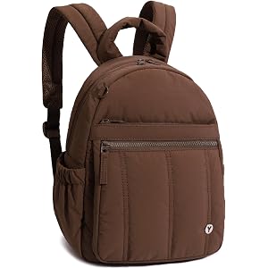 YUWEIUS Mini Puffer Backpack Purse, Lightweight Quilted Water Resistant Small Daypack for Women Travel