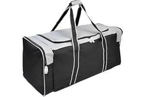 Jetstream Heavy Duty Multi Pocket Large Sports Gym Equipment 3-Pocket Travel Duffel Bag